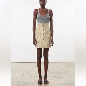 LICI mini skirt stripes MARA HOFFMAN ✨✨✨